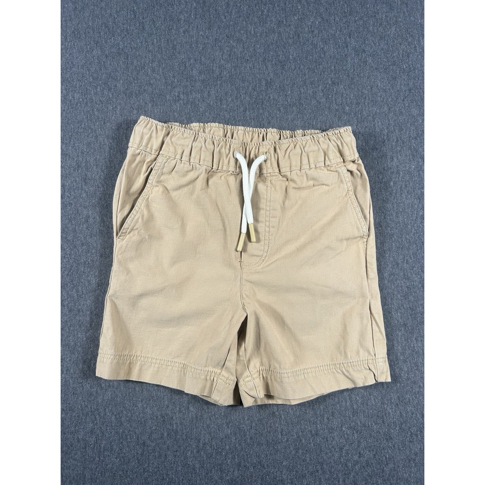 Tommy Bahama ToddlerBoys Khaki Pull-On Elastic Waist Drawstring Shorts Small